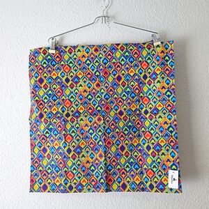 Disney Park Authentic Mickey Mouse Fabric Square Cloth 21"×20" 100% Cotton